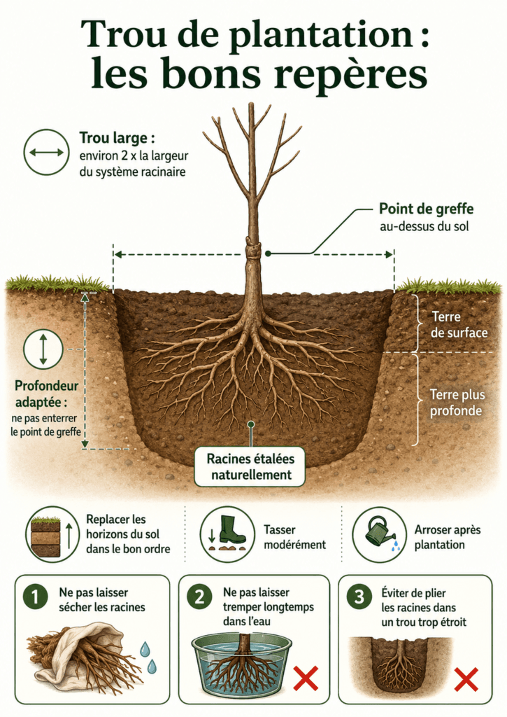 trou de plantation